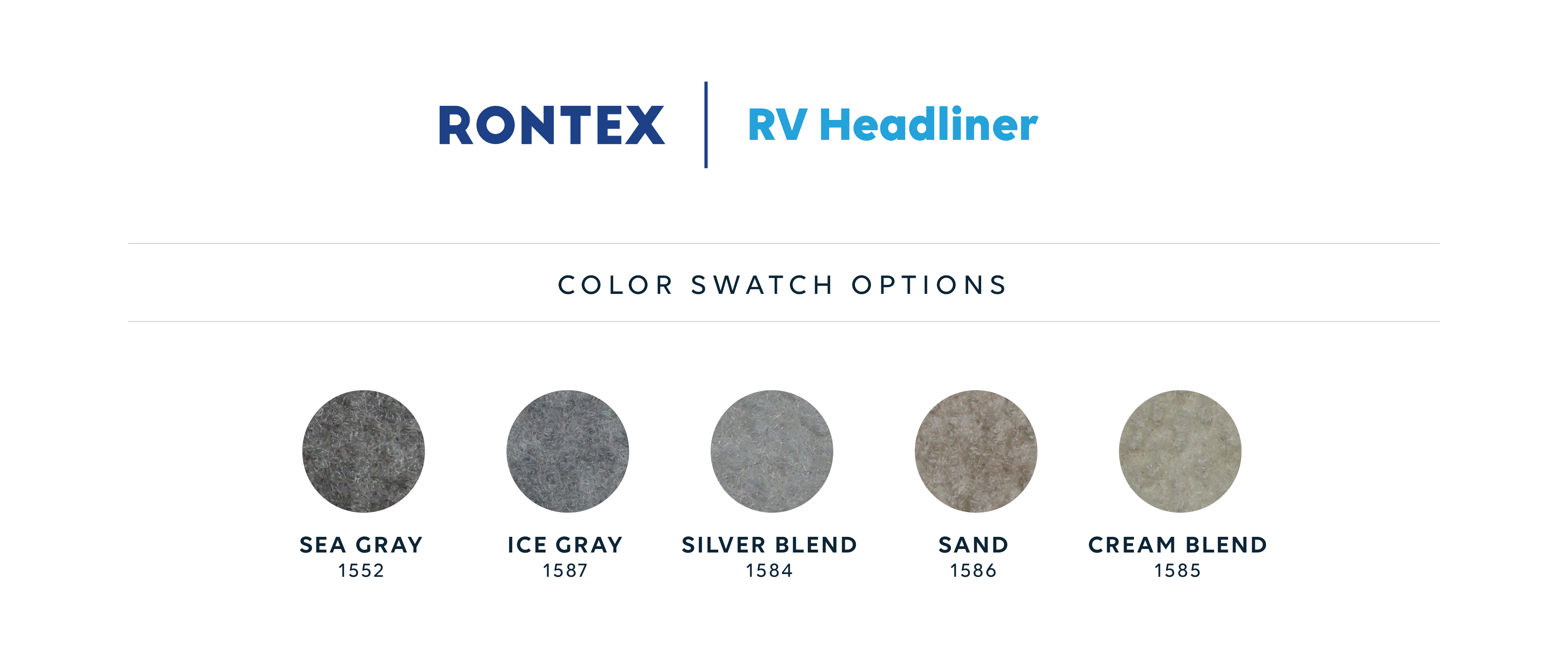 Rontex image swatches rv lining